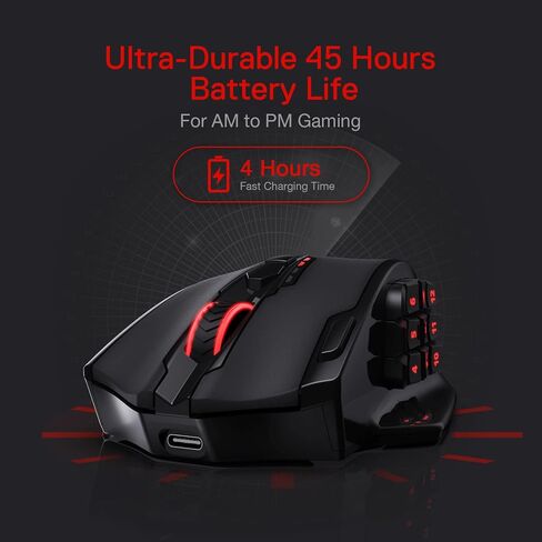لوحة مفاتيح الألعاب الميكانيكية Redragon K719 وحزمة ماوس الألعاب M913 in Saudi Arabia