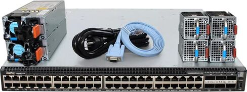 S4048T-ON 48-Port 10GbE 6P 40GbE QSFP+ ToR Switch w/ Dual PSU [No Rails Kit] (Renewed) in Saudi Arabia