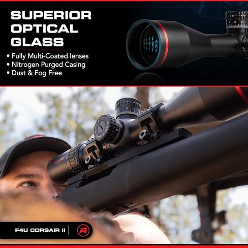 Red-Line Optics F4U Corsair Gen II MRAD FFP 5-30x56 Hunting Target Competition Long Range Scope Designed & Supported in Washington State in Saudi Arabia