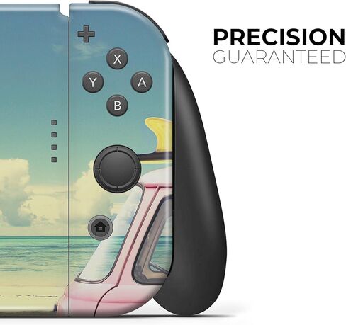 Design Skinz - Compatible with Nintendo Switch Joy-Con Only - Skin Decal Protective Scratch-Resistant Removable Vinyl Wrap Cover - Beach Trip in Kuwait