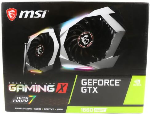 بطاقة رسومات MSI Gaming GeForce GTX 1660 Super 192-bit HDMI/DP 6GB GDRR6 HDCP تدعم DirectX 12 Dual Fan VR Ready OC Graphics (GTX 1660 Super Gaming X) (متجددة) in Saudi Arabia