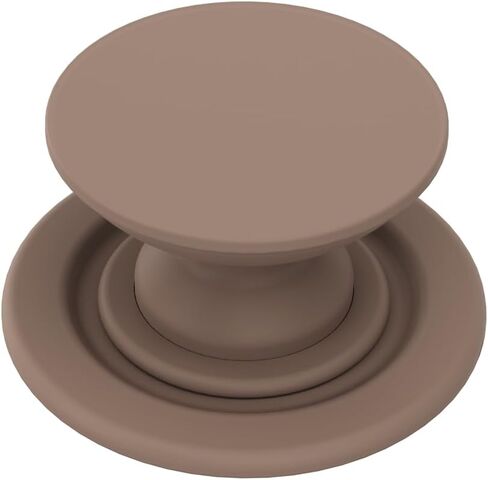 GolbinBox Magnetic Phone Grip & Stand[Compatible with Magsafe], Pop-up, Expandable, Easily Removable, Reusable Round Phone Kickstand for iPhone 16/15/14/13/12, Soft Silicone Holder (Brown) in Saudi Arabia
