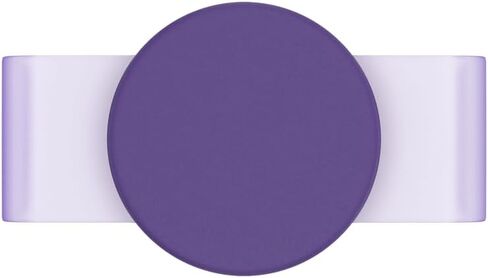 PopSockets: قبضة هاتف PopGrip Slide غير لاصقة وحامل مع غطاء علوي قابل للتبديل لهاتف iPhone 11 Pro من السيليكون - بنفسجي شرس in Kuwait