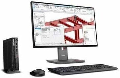Lenovo ThinkStation P3 Gen 2 30K50022US Workstation - 1 x Intel Core Ultra 7 265 - vPro Technology - 32 GB - 512 GB SSD - Tiny - Black - Intel Q870 Chip - Windows 11 Pro - Intel Graphics - NVMe Contro in Saudi Arabia