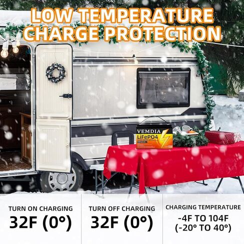 بطارية ليثيوم 12 فولت 100 أمبير LiFePO4، مجموعة 31 بطارية ليثيوم فوسفات الحديد مدمجة 100 أمبير BMS ذكية، 15000 دورة عميقة بطارية قابلة لإعادة الشحن وعمر طويل للمركبات الترفيهية والطاقة الشمسية وطاقة الرياح والمنزل in Kuwait