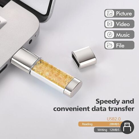 محرك فلاش USB 2.0، عصا ذاكرة USB كريستالية محببة، محرك إبهام مجوهرات للصور والموسيقى وتخزين الملفات (أرجواني، 64 جيجابايت) in Kuwait