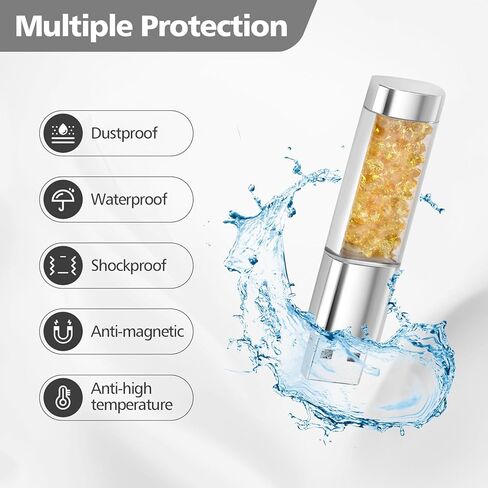 محرك فلاش USB 2.0، عصا ذاكرة USB كريستالية محببة، محرك إبهام مجوهرات للصور والموسيقى وتخزين الملفات (أرجواني، 64 جيجابايت) in Kuwait