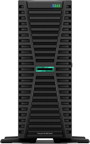 Hewlett Packard Enterprise ProLiant ML350 Gen11 Tower Server with one Intel Xeon Silver 4510 Processor, 2.4GHz, 12c 1P 2x32GB-R 8SFF NS204i-u MR408i-o 2x800W PS (HPE Smart Choice P83319-005) in Saudi Arabia