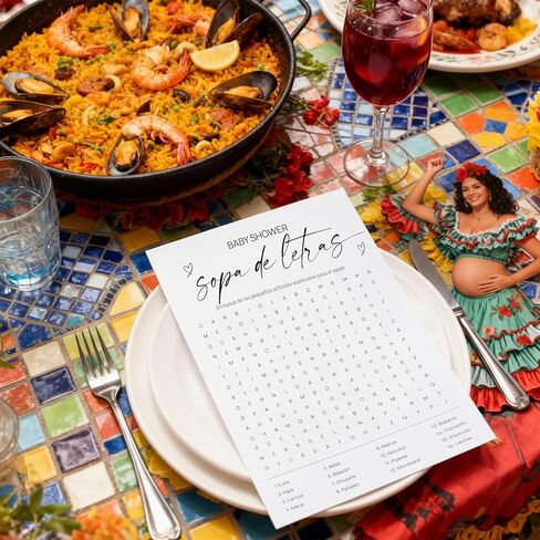 ألعاب استحمام الطفل، تنبؤات عيد الميلاد لبطاقات مشورة استحمام الطفل للصبي والفتاة المحايدة جنسانيًا لـ 50 ضيفًا in Kuwait