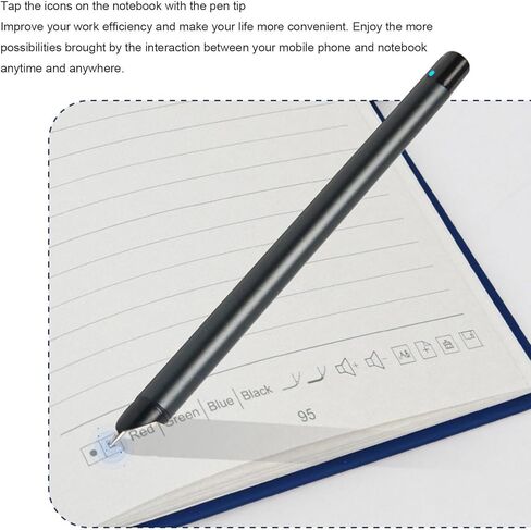 Yoidesu Smart Pen and Notebook, Bluetooth 5.0 Smart Writing Set with OCR Recognition, 360 Degree Real Time Sync Digital Notebook with Smart Pen for Mobile Phones & Tablet (Blue) in Saudi Arabia