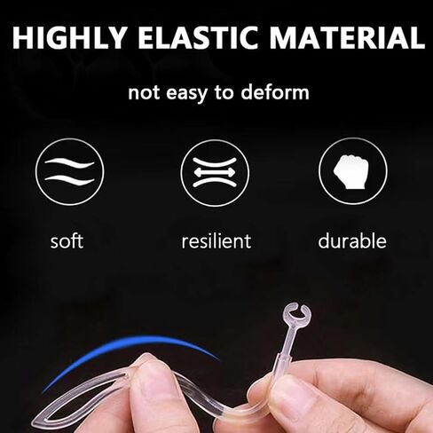 Ear Hooks Compatible with AirPods Pro 2nd Generation/ 1st Gen[Multi-Dimensional Adjustable] Accessories Compatible with Apple AirPods 3 2 1 Gen(Transparent) in Saudi Arabia