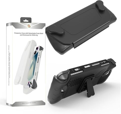 TPU Protective Case with Front Cover Compatible with Asus Rog Alloy Z1 Extreme, Shock-Absorption Case Kickstand, Non-Slip and Anti-Scratch Sleeve Full Protection Cover Skin (Purple) in Saudi Arabia