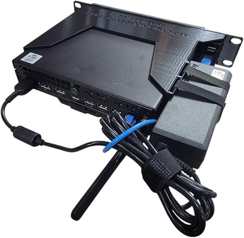 حامل حامل Blazin3D مقاس 10 بوصة لجهاز Lenovo ThinkCentre Tiny PC، متوافق مع سلسلة M75q M90q M920q M720q M910q M710q M700 (أسود) in Saudi Arabia