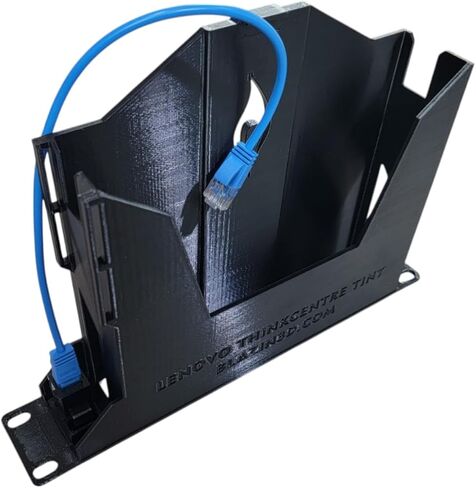 حامل حامل Blazin3D مقاس 10 بوصة لجهاز Lenovo ThinkCentre Tiny PC، متوافق مع سلسلة M75q M90q M920q M720q M910q M710q M700 (أسود) in Saudi Arabia