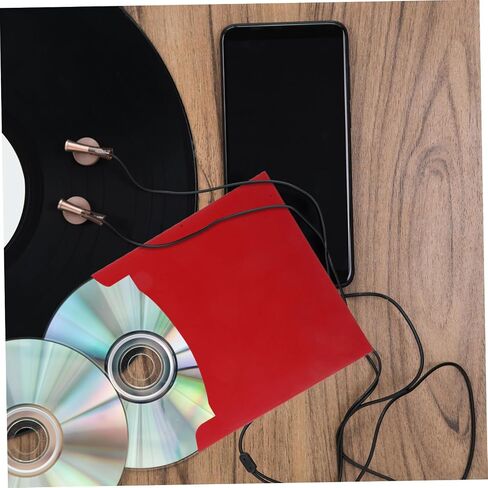 20 قطعة من Luxshiny لأغلفة أقراص DVD وأغلفة حاملات تخزين الورق لمجموعات الموسيقى والألعاب DVD للمكتب المنزلي والحماية طويلة المدى in Kuwait