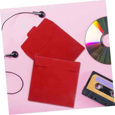 20 قطعة من Luxshiny لأغلفة أقراص DVD وأغلفة حاملات تخزين الورق لمجموعات الموسيقى والألعاب DVD للمكتب المنزلي والحماية طويلة المدى in Kuwait