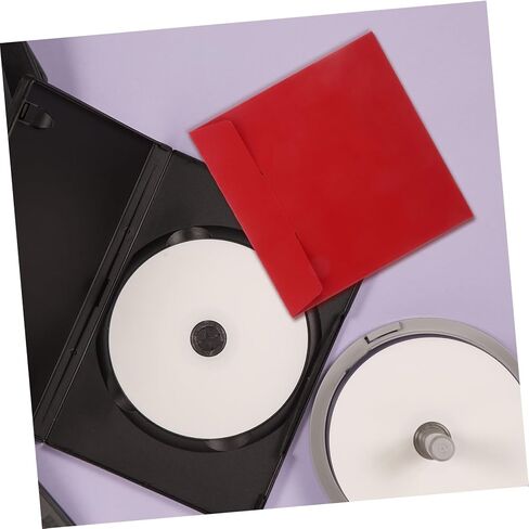 20 قطعة من Luxshiny لأغلفة أقراص DVD وأغلفة حاملات تخزين الورق لمجموعات الموسيقى والألعاب DVD للمكتب المنزلي والحماية طويلة المدى in Kuwait