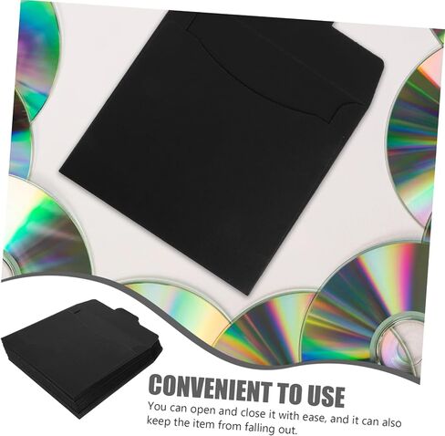 20 قطعة من Luxshiny لأغلفة أقراص DVD وأغلفة حاملات تخزين الورق لمجموعات الموسيقى والألعاب DVD للمكتب المنزلي والحماية طويلة المدى in Kuwait