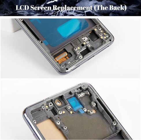 TFT لهاتف Samsung Galaxy S21 5G شاشة LCD بديلة لهاتف Samsung Galaxy S21 4G SM-G991B SM-G991U SM-G991N مجموعة قطع غيار رقمية تعمل باللمس SM-G9910 مع إطار (بدون بصمة) (أسود) in Kuwait