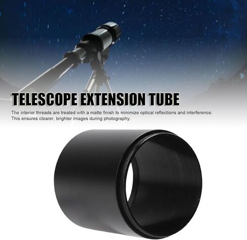 أنبوب تمديد تلسكوب Asixxsix، محول كاميرا فلكية من سبائك الألومنيوم M48x0.75 50 مم مع خيط داخلي مضاد، للتصوير الفلكي مع التلسكوبات المنكسرة أو العاكسة in Saudi Arabia