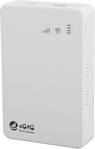 300Mbps LTE CAT4 Mobile WiFi Hotspot, Unlocked 4G LTE Router with SIM Card Slot Supporting 10 Devices 10000mAh WiFi Modem Router for Travel, Business Trip, Car in Saudi Arabia