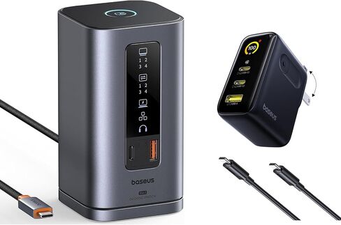محطة إرساء Baseus Spacemate (Win) 11 في 1 وشاحن Baseus Picogo 100W USB C in Kuwait
