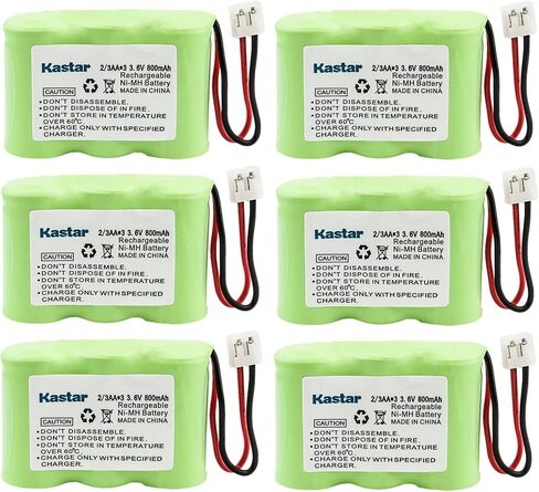 Kastar 1-Pack 3.6V 800mAh Ni-MH Battery Replacement for Hi Capacity B-702, B702, Energizer P-3303, P3303, Lenmar CBD312, CBD-312, Cobra CP474S, CP-474S, Dantona 3 1/2AA-A, 31/2AAA, Zenith 306 in Saudi Arabia