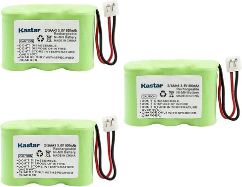 Kastar 1-Pack 3.6V 800mAh Ni-MH Battery Replacement for Hi Capacity B-702, B702, Energizer P-3303, P3303, Lenmar CBD312, CBD-312, Cobra CP474S, CP-474S, Dantona 3 1/2AA-A, 31/2AAA, Zenith 306 in Saudi Arabia