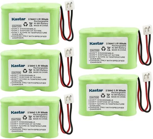 Kastar 1-Pack 3.6V 800mAh Ni-MH Battery Replacement for Hi Capacity B-702, B702, Energizer P-3303, P3303, Lenmar CBD312, CBD-312, Cobra CP474S, CP-474S, Dantona 3 1/2AA-A, 31/2AAA, Zenith 306 in Saudi Arabia