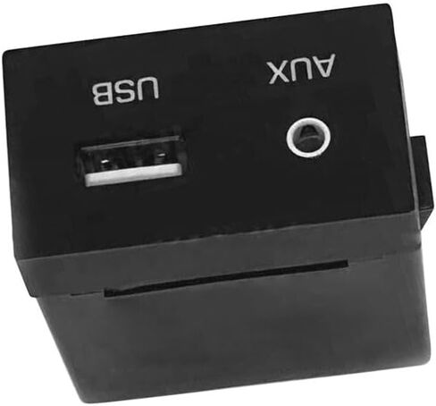 1 pcs New Black USB AUX Audio Input Port Adapter Jack for Hyundai Elantra 17 18 19 20 96120-F2000 96120F2000 in Saudi Arabia