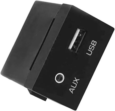 1 pcs New Black USB AUX Audio Input Port Adapter Jack for Hyundai Elantra 17 18 19 20 96120-F2000 96120F2000 in Saudi Arabia
