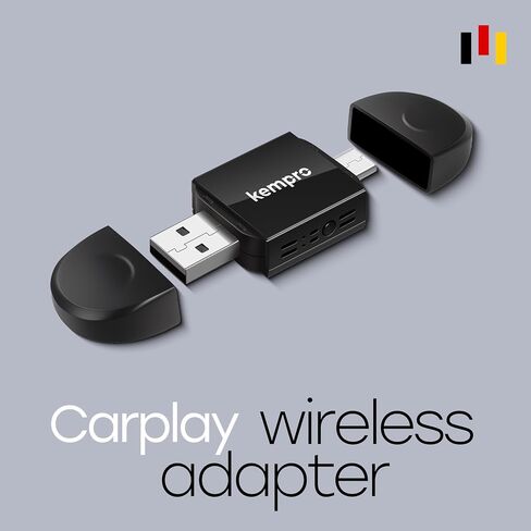 Wireless CarPlay & Android Auto Adapter – Plug & Play Dongle for Factory Wired CarPlay – Convert Wired to Wireless – USB A & USB C – Compatible with iPhone iOS 10+ & Android 11+ Cars 2015+ in Saudi Arabia