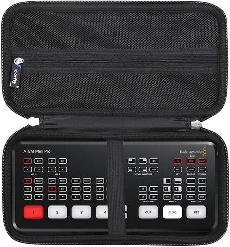 حافظة لجهاز Blackmagic Design ATEM Mini Extreme ISO HDMI Live Stream Switcher (SWATEMMINICEXTISO) - حقيبة تخزين واقية للسفر (لتصميم Blackmagic ATEM Mini Extreme) in Kuwait