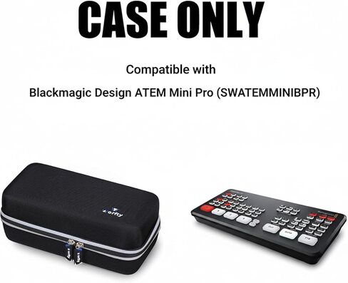 حافظة لجهاز Blackmagic Design ATEM Mini Extreme ISO HDMI Live Stream Switcher (SWATEMMINICEXTISO) - حقيبة تخزين واقية للسفر (لتصميم Blackmagic ATEM Mini Extreme) in Kuwait
