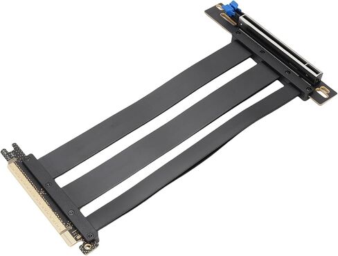 كابل موسع بطاقة الرسومات Dpofirs، قابل للطي 128 جيجا بايت PCIE 5.0 كابل Riser التوصيل والتشغيل ABS PCB لهيكل الكمبيوتر (20 سم) in Saudi Arabia