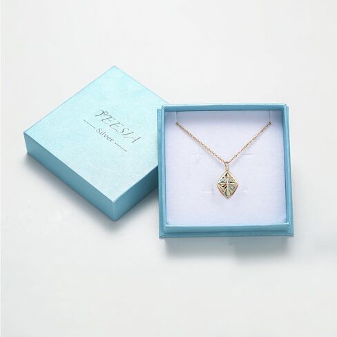 YEESIA Cross Necklace 925 Sterling Silver Necklaces Cross Abalone Shell Pendant Jewelry Religious Gift for Women Men Christmas Birthday Halloween Jewelry Gifts in Kuwait