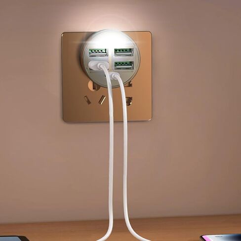 USB Splitter Cable 1 Male to 4 Female 1 Type C Female Extension Cord Connector Extender Hub Charger Adapter Versatile Charging Dock in Saudi Arabia