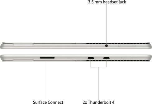 كمبيوتر لوحي Microsoft Surface Pro 8 2 في 1 للأعمال (13 بوصة 2K+ شاشة لمس، Intel 4-Core i7-1185G7، ذاكرة الوصول العشوائي 16 جيجابايت، 512 جيجابايت SSD)، عمر بطارية طويل 16 ساعة، كاميرا خلفية 10 ميجابكسل، ويندوز 11 برو (متجدد) in Saudi Arabia