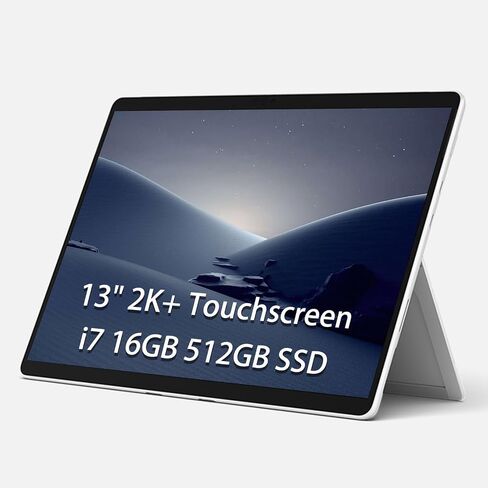 كمبيوتر لوحي Microsoft Surface Pro 8 2 في 1 للأعمال (13 بوصة 2K+ شاشة لمس، Intel 4-Core i7-1185G7، ذاكرة الوصول العشوائي 16 جيجابايت، 512 جيجابايت SSD)، عمر بطارية طويل 16 ساعة، كاميرا خلفية 10 ميجابكسل، ويندوز 11 برو (متجدد) in Saudi Arabia
