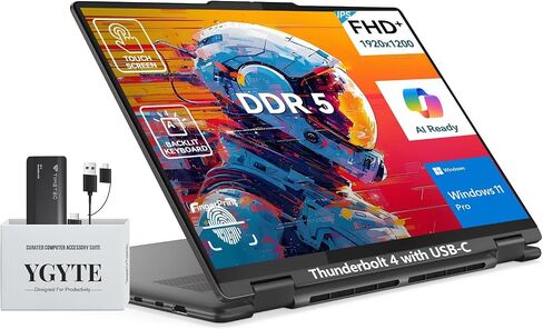 Lenovo 2025 Yoga 7i 2 in 1 Laptop Touchscreen, 16" FHD+ 360 Foldable Touch Screen Convertible, Intel Core Ultra 7, 16GB DDR5 RAM 1TB SSD+512GB PSSD, Windows 11|Backlit|Fingerprint|YGYTEaccessory in Saudi Arabia