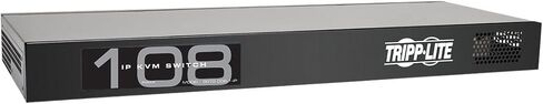TRIPP LITE 8-Port Compact 1+1 User Rackmount Cat5 IP KVM Switch (B072-008-1-IP),Black in Saudi Arabia