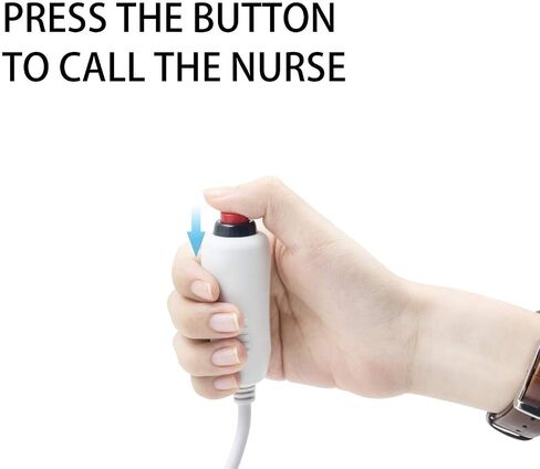 Poyiccot Nurse Call Cord 6.35mm 1/4" Phone Plug Cable with Bed Sheet Clip for Nurse Station Universal Replacement Call Cord, Black 9.8feet/3m in Saudi Arabia