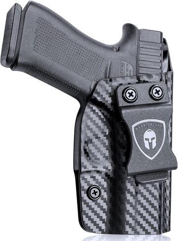 حافظة من ألياف الكربون WARRIORLAND IWB تناسب G17/19، G43/43X، G2C/G3C، G3، Hellcat، LC9، Security 9، LCP 2، LCP 380، Kimber Micro 9، Bodyguard 380، M&P 9mm، Shield 9mm، 9/380 Shield EZ، SD9VE، SCCY in Kuwait