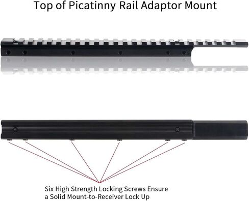 Picatinny Rail Dovetail to Picatinny Adapter for 11mm to 20mm Converter Rail Mount, Lightweight Rail Mount for 1913 Rails in Saudi Arabia