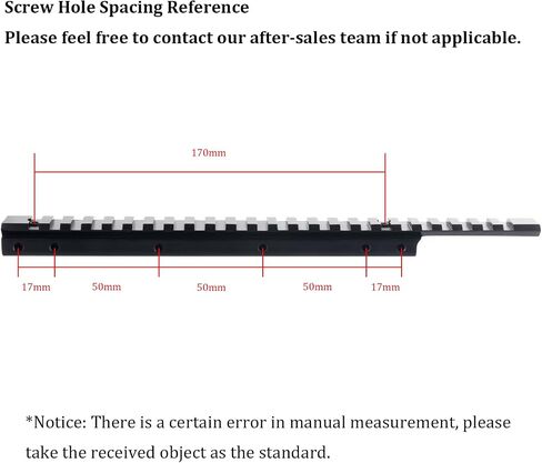 Picatinny Rail Dovetail to Picatinny Adapter for 11mm to 20mm Converter Rail Mount, Lightweight Rail Mount for 1913 Rails in Saudi Arabia