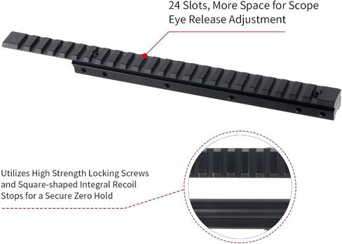 Picatinny Rail Dovetail to Picatinny Adapter for 11mm to 20mm Converter Rail Mount, Lightweight Rail Mount for 1913 Rails in Saudi Arabia