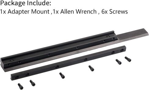 Picatinny Rail Dovetail to Picatinny Adapter for 11mm to 20mm Converter Rail Mount, Lightweight Rail Mount for 1913 Rails in Saudi Arabia