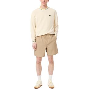 Lacoste Men's Men's Cotton Cotton Poplin shorts ، Black ، X-Large in Kuwait