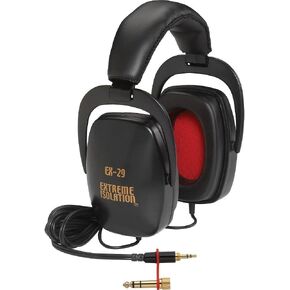 Direct Sound EX-29 Dynamic Closed Headphones Black w/10' Headphone Extension Cable in Saudi Arabia