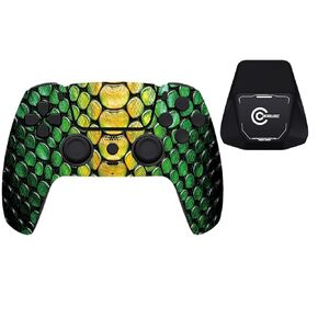Custom Controllerzz Viper Grid Controller & Case Bundle - تتضمن وحدة تحكم لاسلكية مخصصة لجهاز PS5 والكمبيوتر الشخصي وحامل وحدة التحكم in Kuwait
